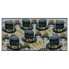 Gold New Year Star New Year's Eve Party Kit For 50 People -Bulk Party Supplies Shop 88832BKGD50