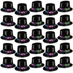 Neon New Years Party Topper Hat (25 Per Case) 10 Neon New Years Party Topper Hat (25 Per Case) -Bulk Party Supplies Shop 88904 25 i7
