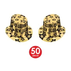 Gem-Star Deluxe Gold New Year's Eve Party Kit For 100 People 7 Gem-Star Deluxe Gold New Year's Eve Party Kit For 100 People -Bulk Party Supplies Shop 88906BKGD100 i4 1