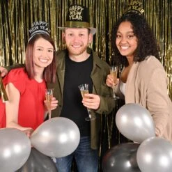 Silver Gold Super Deluxe New Year's Eve Party Kit For 100 People -Bulk Party Supplies Shop 88938 100 i2