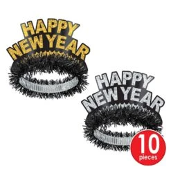 Silver Gold Super Deluxe New Year's Eve Party Kit For 100 People -Bulk Party Supplies Shop 88938 100 i4 4