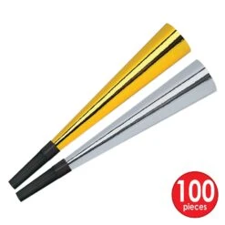 Silver Gold Super Deluxe New Year's Eve Party Kit For 100 People -Bulk Party Supplies Shop 88938 100 i4 6