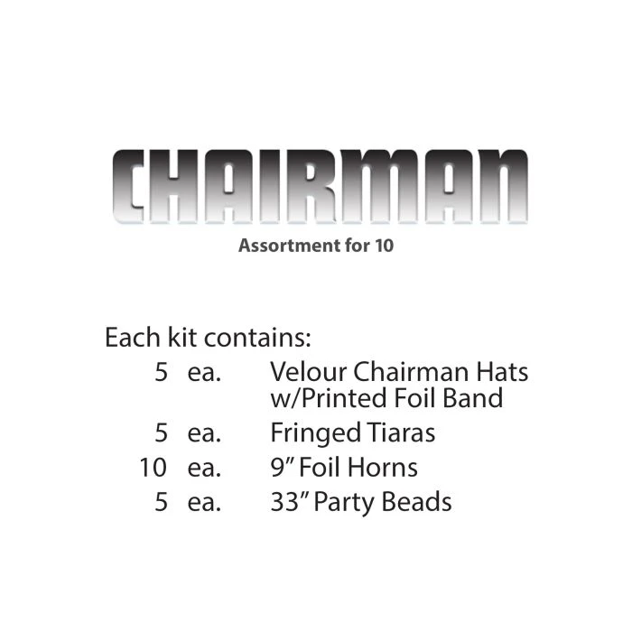 New Year's Eve Chairman Party Kit For 10 2 New Year's Eve Chairman Party Kit For 10 - Image 2