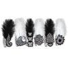 New Year's Eve Black & White Roaring 20's Tiara -Bulk Party Supplies Shop 88952 50