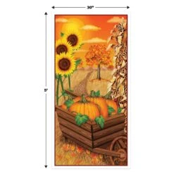 Thanksgiving Fall Door Cover -Bulk Party Supplies Shop 90010 i5