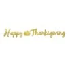 Foil Happy Thanksgiving Streamer 2 Foil Happy Thanksgiving Streamer -Bulk Party Supplies Shop 90013