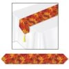 Thanksgiving Printed Fall Leaf Paper Table Runner