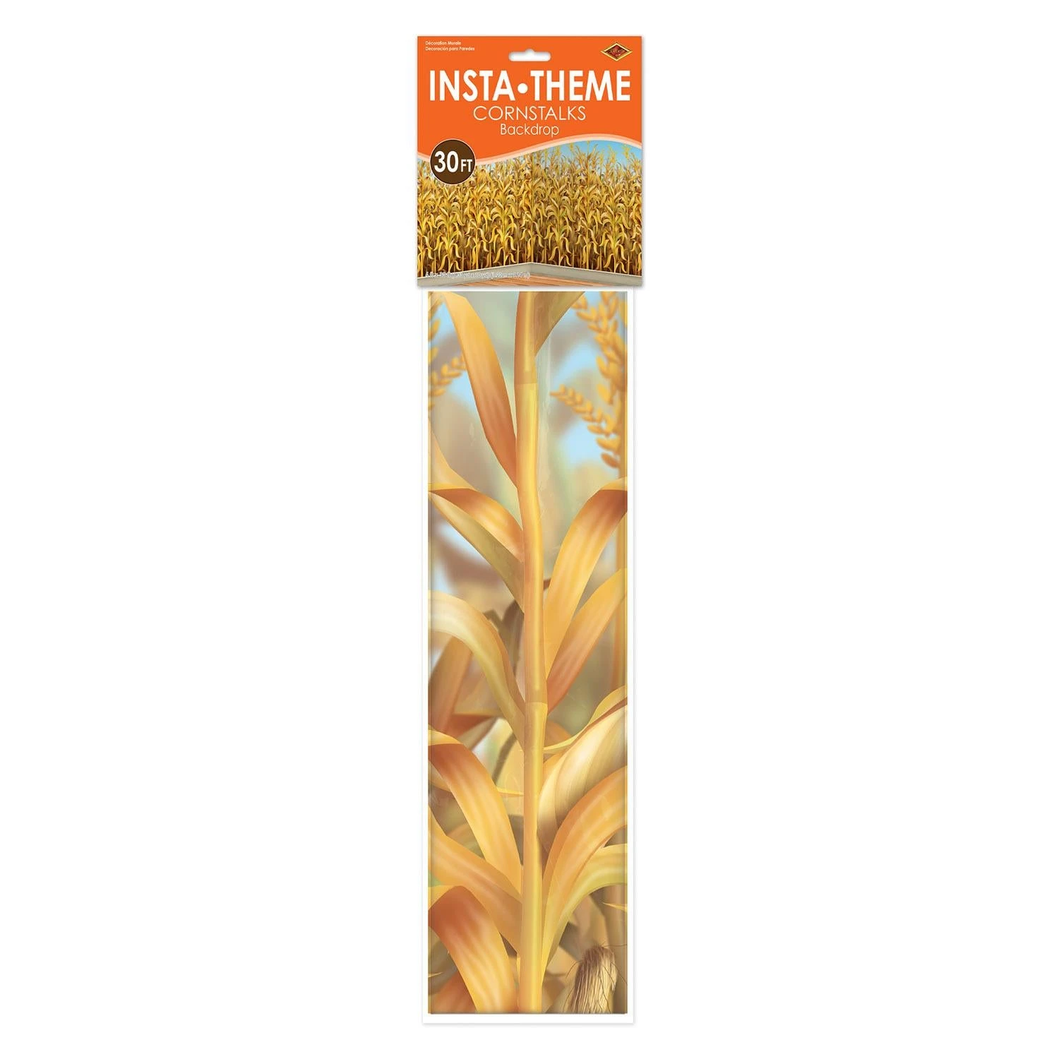 Thanksgiving Cornstalks Backdrop 4 Thanksgiving Cornstalks Backdrop - Image 4