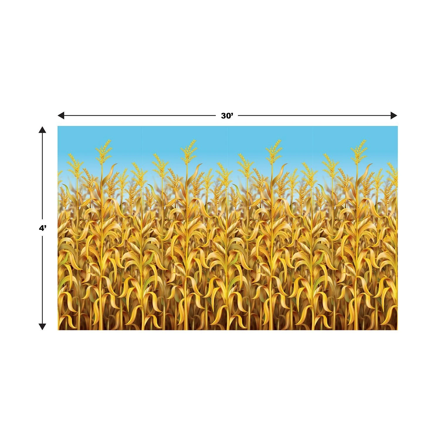 Thanksgiving Cornstalks Backdrop 5 Thanksgiving Cornstalks Backdrop - Image 5