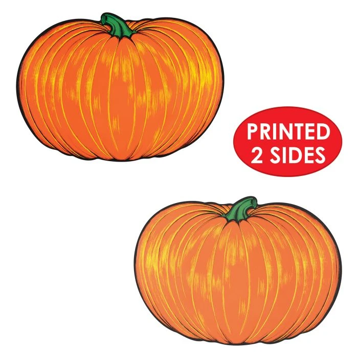 Mini Pumpkin Cutout Decorations (10 Per Package) 5 Mini Pumpkin Cutout Decorations (10 Per Package) - Image 5