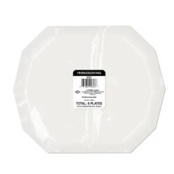 Friendsgiving Paper Plates 7.5 Inch (8 Per Package) 8 Friendsgiving Paper Plates 7.5 Inch (8 Per Package) -Bulk Party Supplies Shop 90307 i3