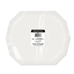 Friendsgiving Dinner Paper Plates 9 Inch (8 Per Package) -Bulk Party Supplies Shop 90331 i3