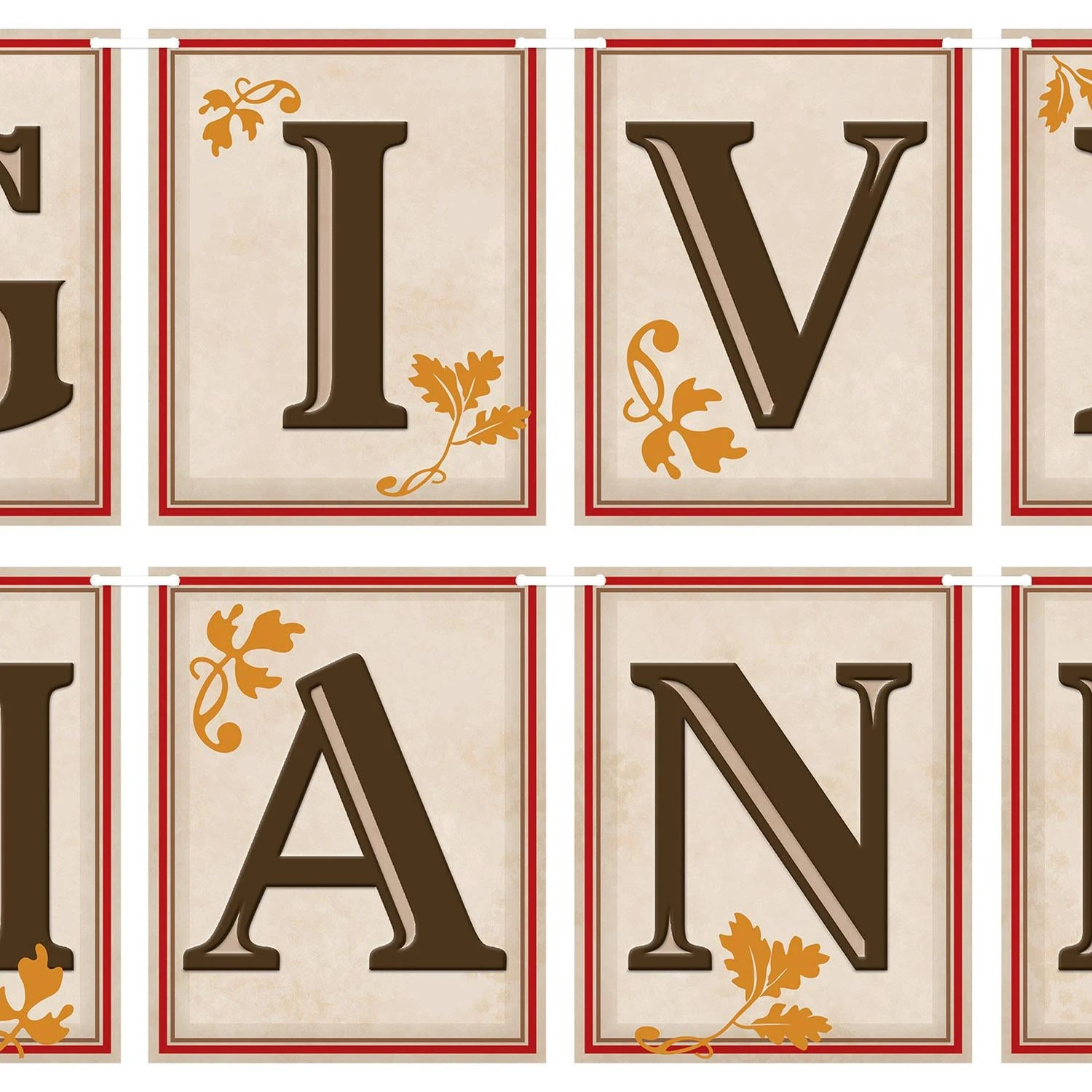 Thanksgiving Give Thanks Streamer 2 Thanksgiving Give Thanks Streamer - Image 2