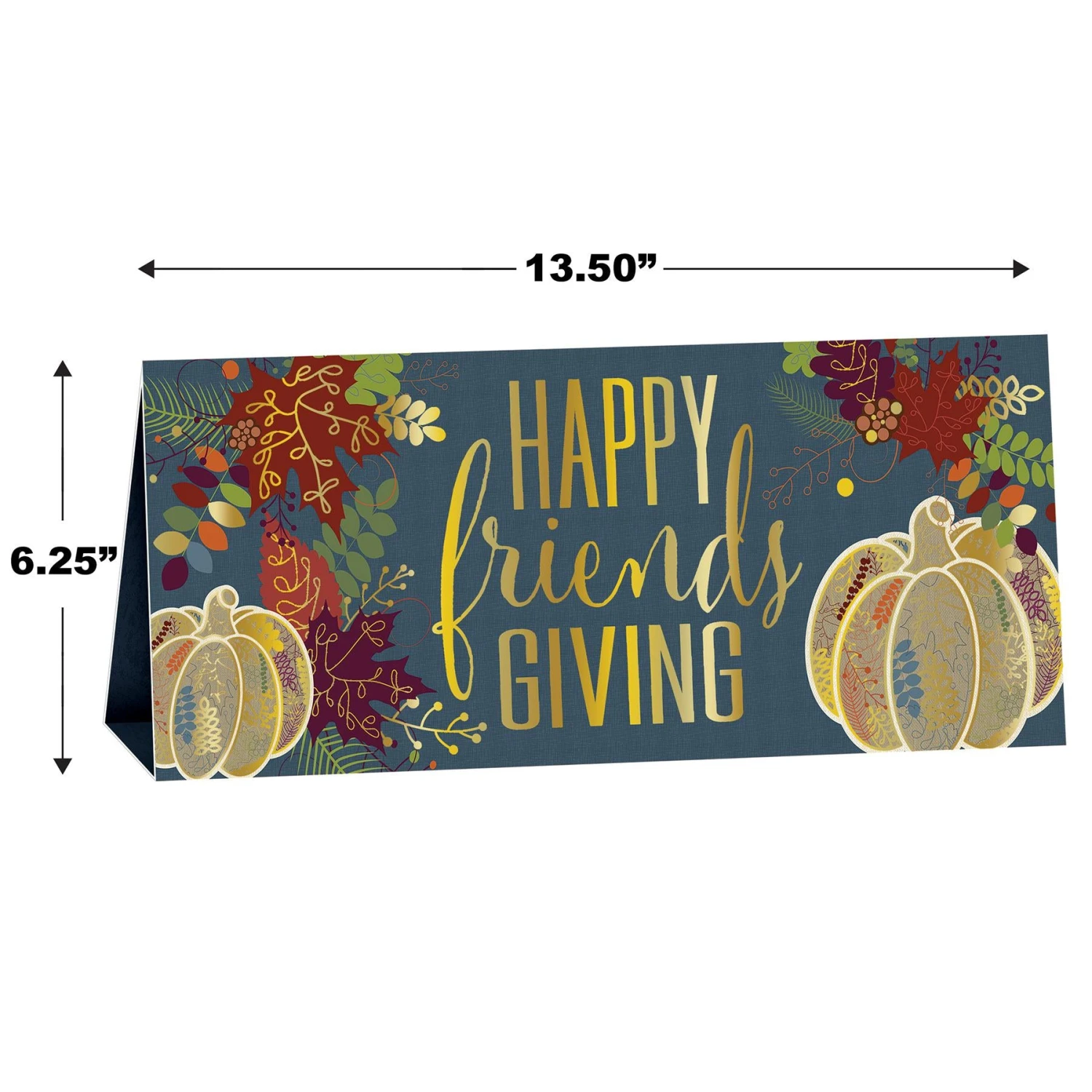 3-D Foil Happy Friendsgiving Centerpiece 5 3-D Foil Happy Friendsgiving Centerpiece - Image 5