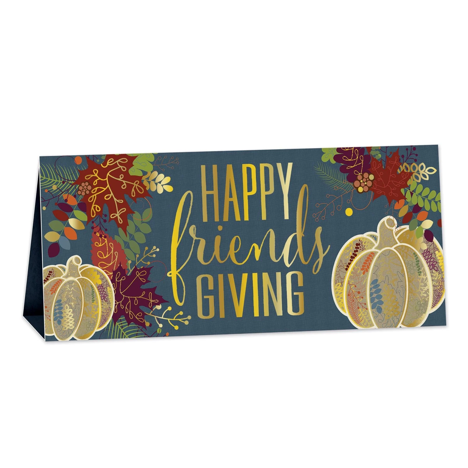 3-D Foil Happy Friendsgiving Centerpiece 1 3-D Foil Happy Friendsgiving Centerpiece