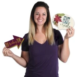 Foil Friendsgiving Photo Fun Signs (7 Per Package) -Bulk Party Supplies Shop 90565 i2