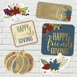 Foil Friendsgiving Cutouts (6 Per Package) -Bulk Party Supplies Shop 90573 i2