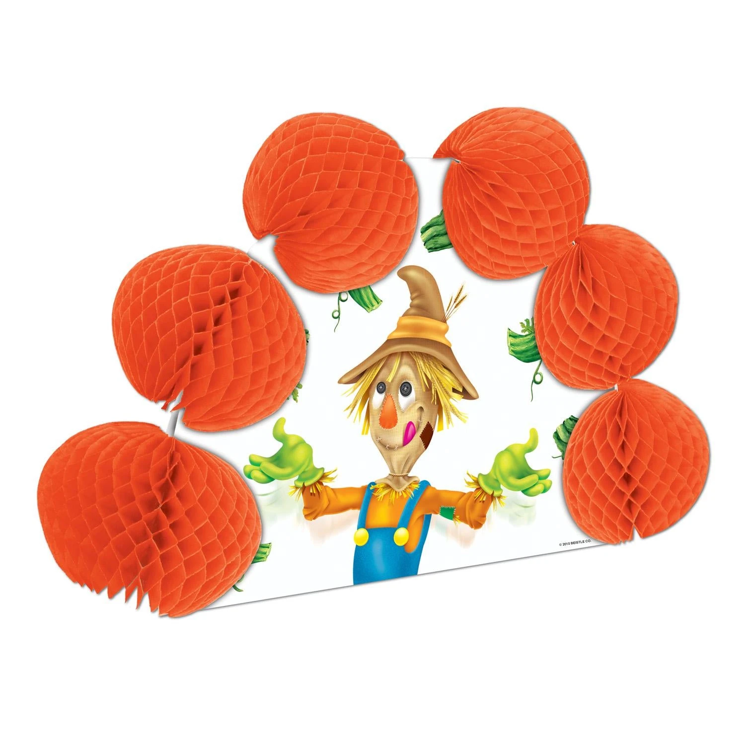 Thanksgiving Scarecrow 2-Sided Pop-Over Centerpiece 1 Thanksgiving Scarecrow 2-Sided Pop-Over Centerpiece