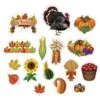 Thanksgiving Cutouts (16 Per Package) 3 Thanksgiving Cutouts (16 Per Package) -Bulk Party Supplies Shop 90753