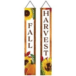 Fall Fabric Door Panel Set (1 Per Package)
