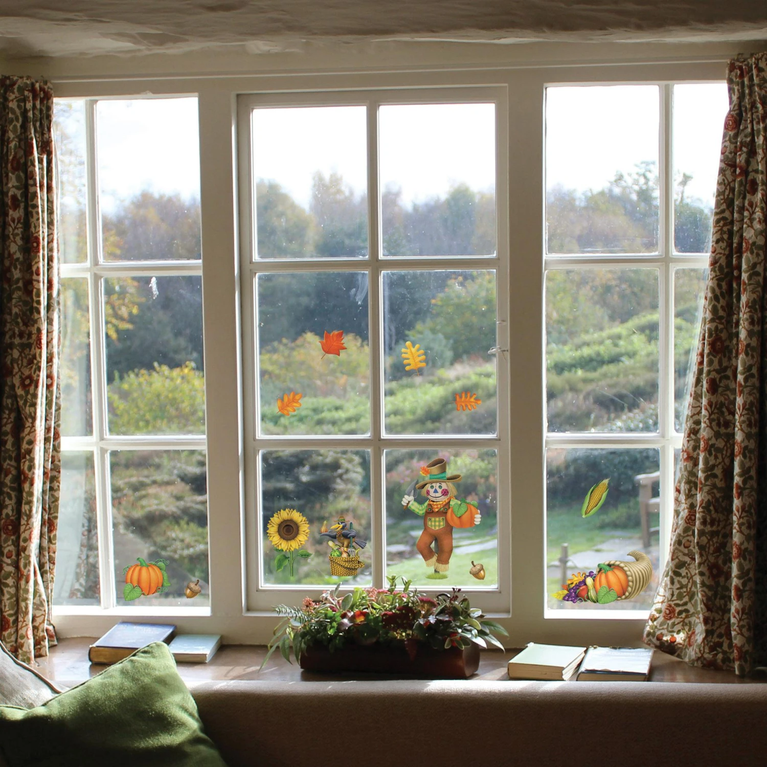 Thanksgiving Fall Clings 2 Thanksgiving Fall Clings - Image 2