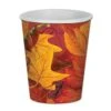 Thanksgiving Fall Leaf Beverage Cups (8 Per Package) 2 Thanksgiving Fall Leaf Beverage Cups (8 Per Package) -Bulk Party Supplies Shop 90811
