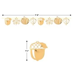 Thanksgiving Foil Die-Cut Fall Streamer (12 Per Case) -Bulk Party Supplies Shop 90854 i5