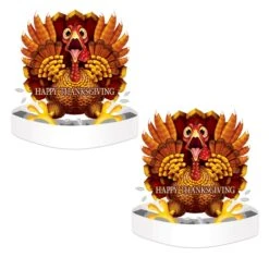 Thanksgiving Wild Turkey Headband -Bulk Party Supplies Shop 90860 i7