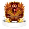 Thanksgiving Wild Turkey Headband
