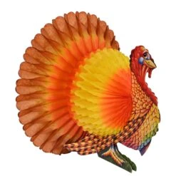 12 Inch- Thanksgiving Tissue Turkey Centerpiece 8 12 Inch- Thanksgiving Tissue Turkey Centerpiece -Bulk Party Supplies Shop 99066 i4