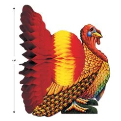 12 Inch- Thanksgiving Tissue Turkey Centerpiece 9 12 Inch- Thanksgiving Tissue Turkey Centerpiece -Bulk Party Supplies Shop 99066 i5