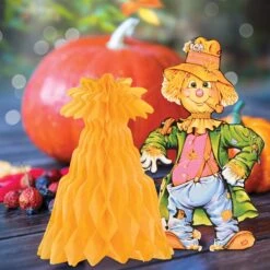 Scarecrow With Tissue Cornshock Centerpiece 9 Scarecrow With Tissue Cornshock Centerpiece -Bulk Party Supplies Shop 99075 i2