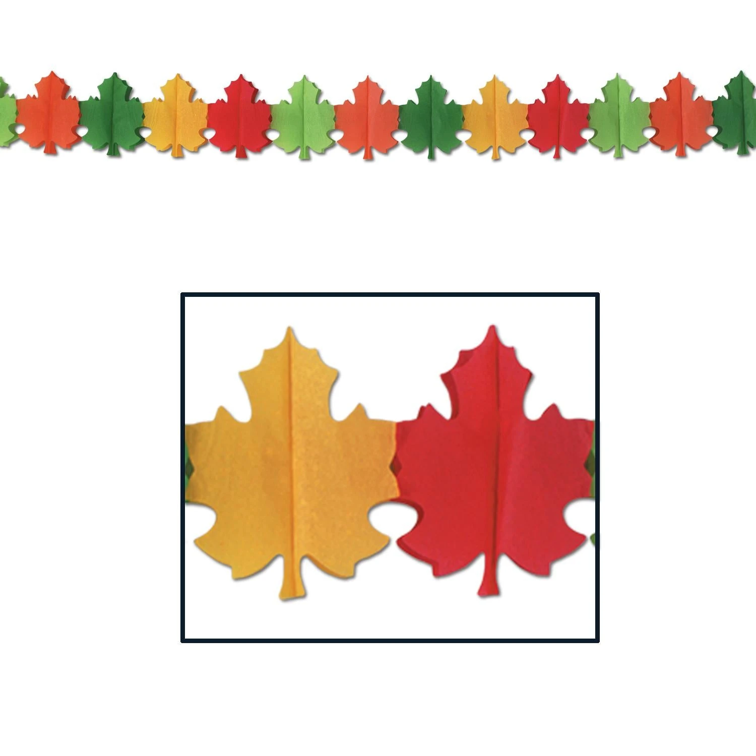 Thanksgiving Fall Leaf Garland 1 Thanksgiving Fall Leaf Garland