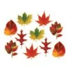 Thanksgiving Mini Leaf Cutouts (10 Per Package) -Bulk Party Supplies Shop 99096