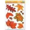 Thanksgiving Fall Leaf Clings (10 Per Package) -Bulk Party Supplies Shop 99126
