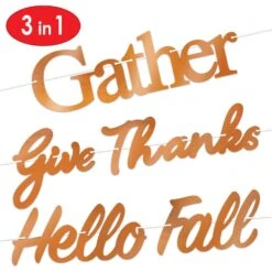 Foil Fall Thanksgiving Streamer Set 11 Foil Fall Thanksgiving Streamer Set -Bulk Party Supplies Shop 99155 i5