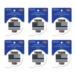Thank You! Law Enforcement Button- Flag -Bulk Party Supplies Shop BT024 i3 1