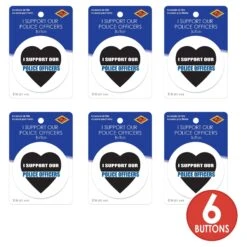 I Support Our Police Officers Button -Bulk Party Supplies Shop BT030 i3 2