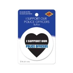 I Support Our Police Officers Button -Bulk Party Supplies Shop BT030 i3