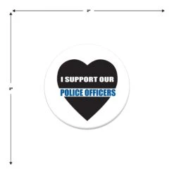 I Support Our Police Officers Button -Bulk Party Supplies Shop BT030 i5
