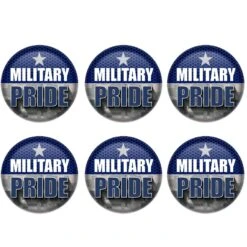Military Pride Button- Navy 16 Military Pride Button- Navy -Bulk Party Supplies Shop BT039 i7