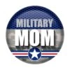 Military Mom Button- Navy- Star