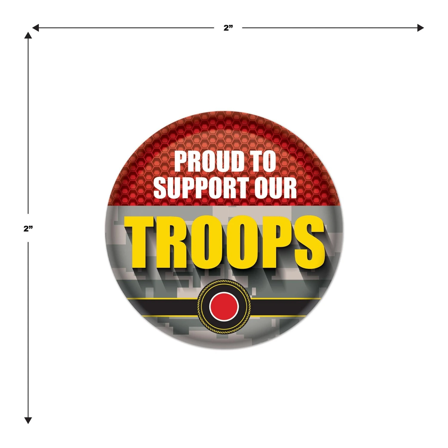 Proud To Support Our Troops Button- Marines 7 Proud To Support Our Troops Button- Marines - Image 7