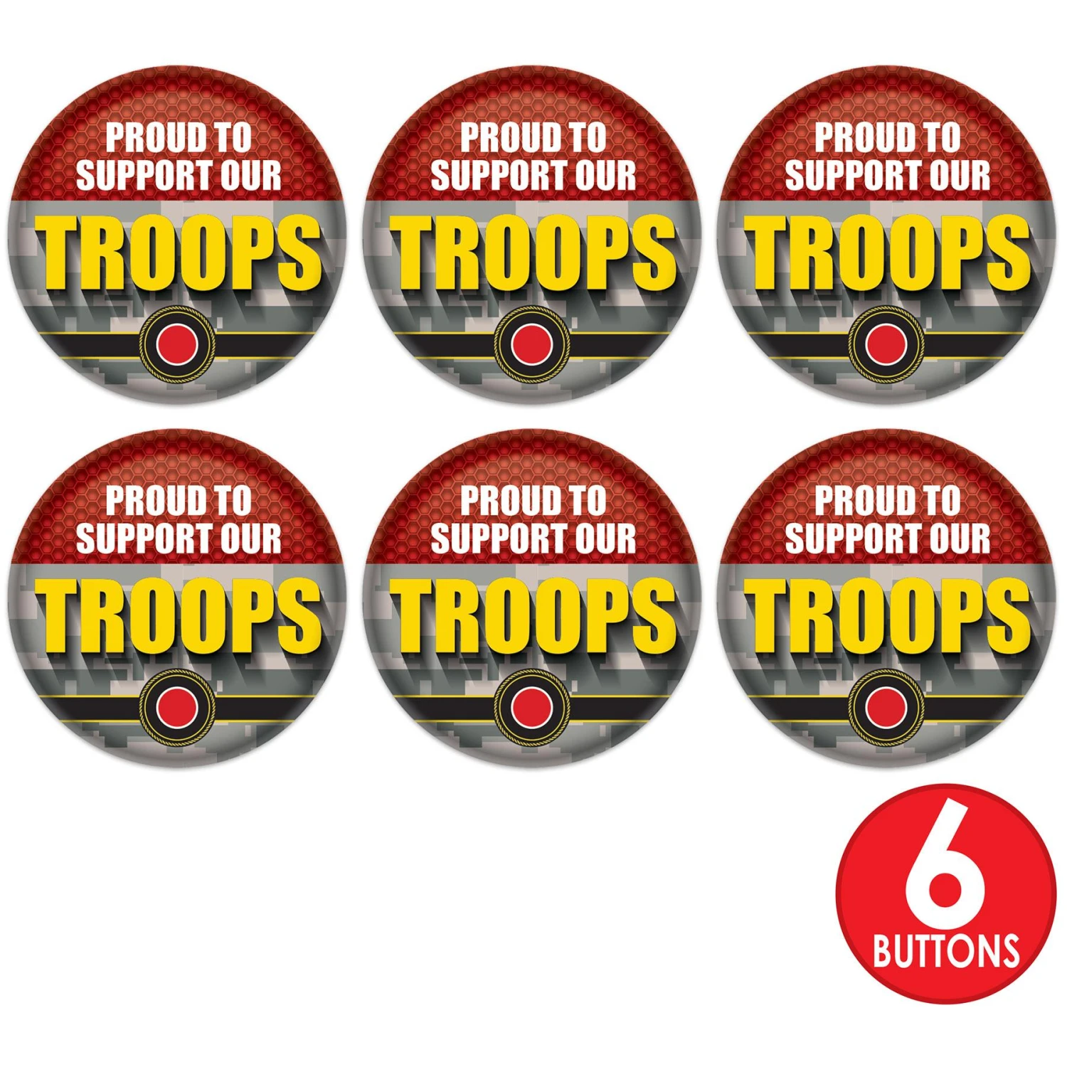 Proud To Support Our Troops Button- Marines 9 Proud To Support Our Troops Button- Marines - Image 9