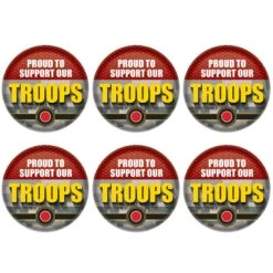 Proud To Support Our Troops Button- Marines 16 Proud To Support Our Troops Button- Marines -Bulk Party Supplies Shop BT104 i7