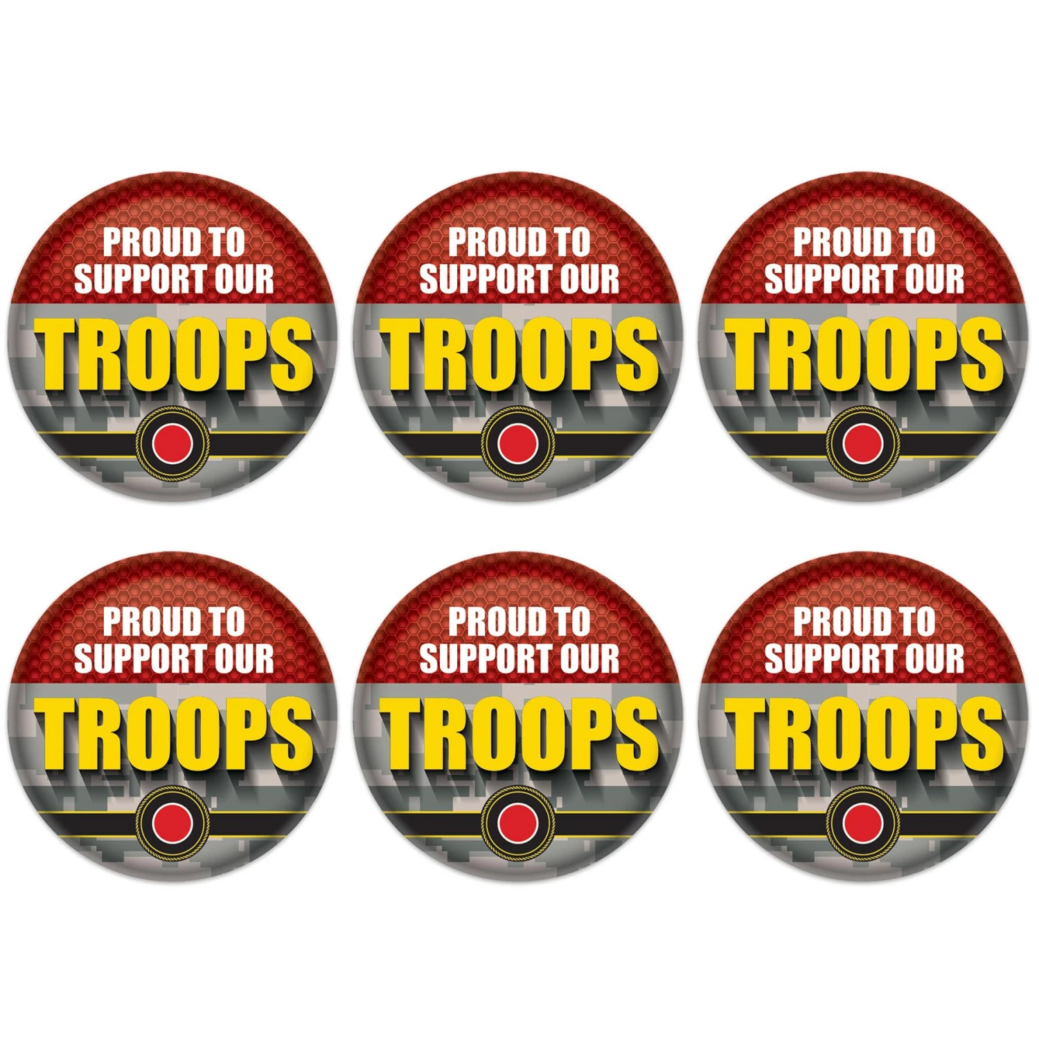 Proud To Support Our Troops Button- Marines 8 Proud To Support Our Troops Button- Marines - Image 8