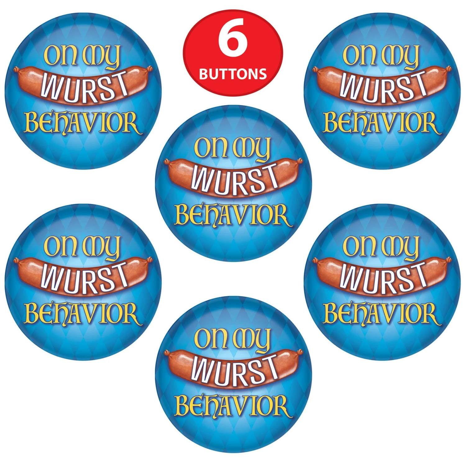 Oktoberfest On My Wurst Behavior Button 8 Oktoberfest On My Wurst Behavior Button - Image 8