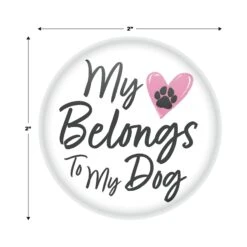Valentine's Day My Heart Belongs To My Dog Button (6 Packages) 13 Valentine's Day My Heart Belongs To My Dog Button (6 Packages) -Bulk Party Supplies Shop BT174 i5 22df9440 db84 4a1d a375 92eb578d3051