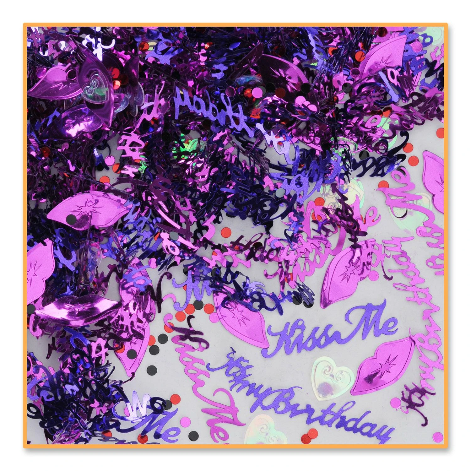 Kiss Me - It's My Birthday Party Confetti (0.5 Oz Per Package) 1 Kiss Me - It's My Birthday Party Confetti (0.5 Oz Per Package)