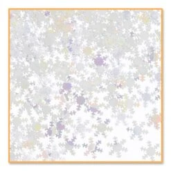 Christmas Iridescent Snowflakes Confetti (0.5 Oz Per Package)